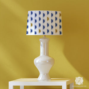 Paint Sun Design on Furniture with Furniture Painting Stencils - Modern Sun Design - Royal Design Studio