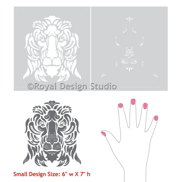 Small Furniture Stencils to Paint Italian Designs on Tables, Cabinets, and Dressers - Royal Design Studio