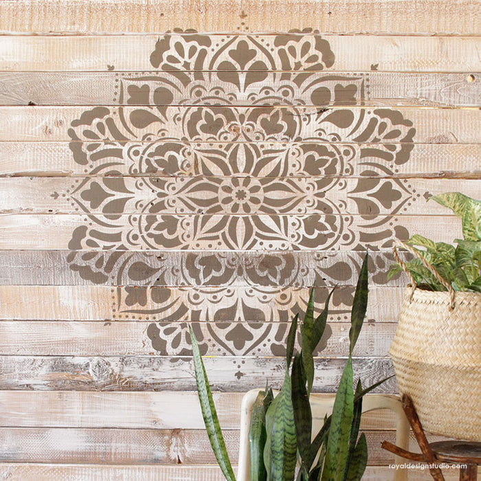 Mandala Stencils: DIY Mandala Wall Art, Bohemian Mandala Wallpaper