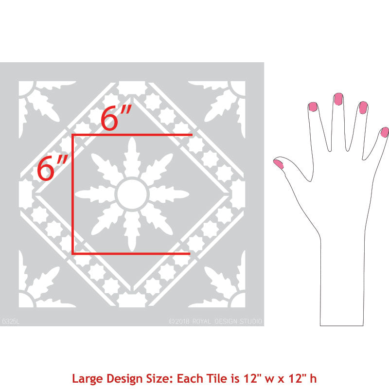 GSS Designs Christmas Stencils Template Pack of 6 Indonesia