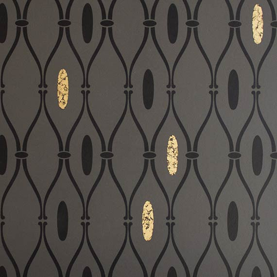 Modern Tribal Allover Trellis Wall Stencil | Elsebet Trellis | Raven+Lily Stencils | Royal Design Studio