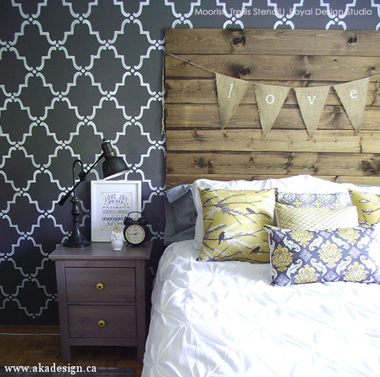 Moorish Trellis Wall Stencil