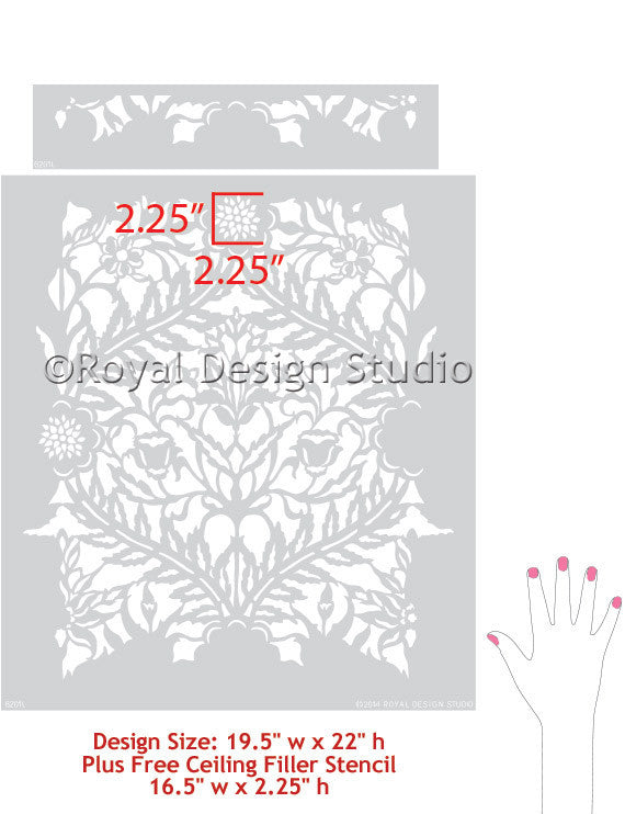 DIY Decorative Painting with Moroccan Stencils - Royal Design Studio