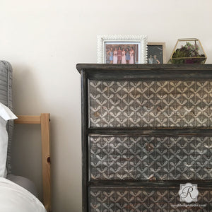 Nature Inspired Room Decor and Maple Leaves Furniture Stencils - Royal Design Studio