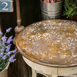 Rustic Vintage Wood Upcycled Furniture Stencils Chalk Paint - Royal Design Studio