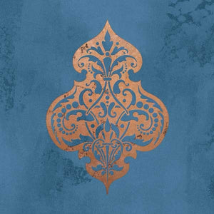 DIY Wall Art with Stencil Patterns - Turkish and Middle Eastern Flower Wall Art Stencil for Exotic Home Decor - Royal Design Studio