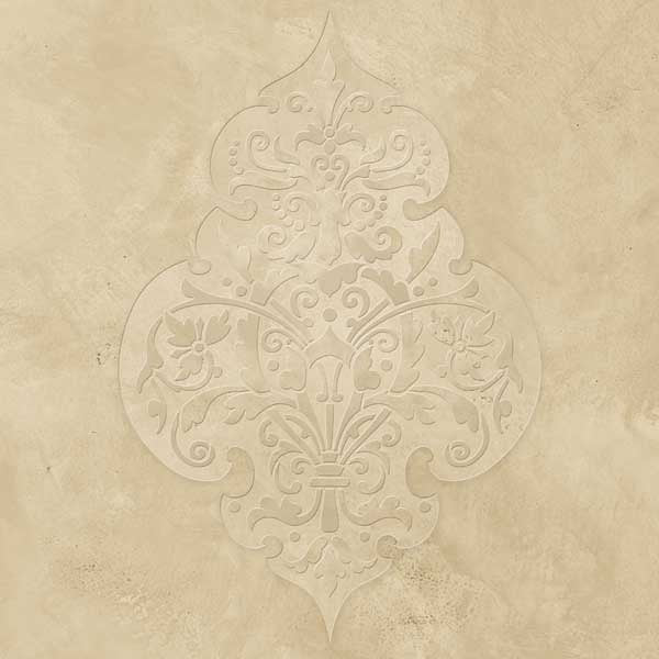 Turkish and Middle Eastern Flower Wall Art Stencil for Exotic Home Decor - Royal Design Studio