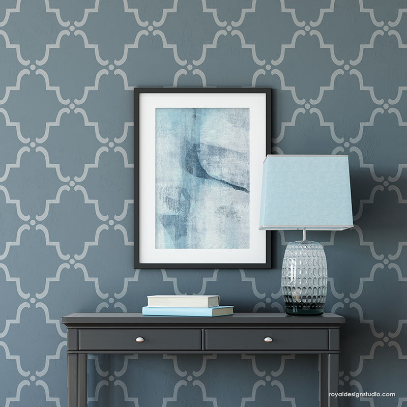 Moorish Trellis Wall Stencil