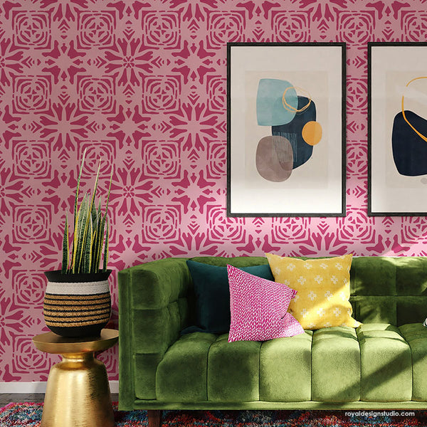 NEW! Tribaliste Wall Stencil
