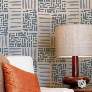 Modern Wall Stencils - Large Stencils for Painting - Royal Design Studio