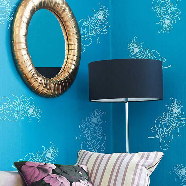 Trendy Peacock Feathers for Teen Bedroom or Dorm Decor - Royal Design Studio